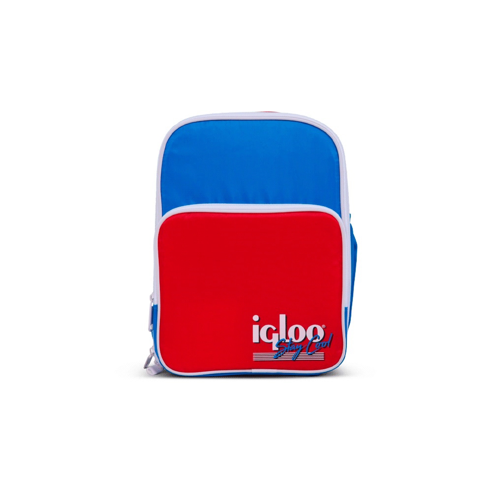 fastrax_107921_69dcd23161718.jpg MOCHILA TERMICA IGLOO 12 LATAS RETRO ROJO/AZUL 63075 - Imagen 1
