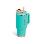 VASO TERMICO IGLOO 950ML SSTL TRVL MUG ICE DYE C/PAJ VERDE MEN 71404 - Imagen 2