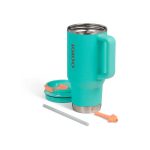 VASO TERMICO IGLOO 950ML SSTL TRVL MUG ICE DYE C/PAJ VERDE MEN 71404 - Imagen 3