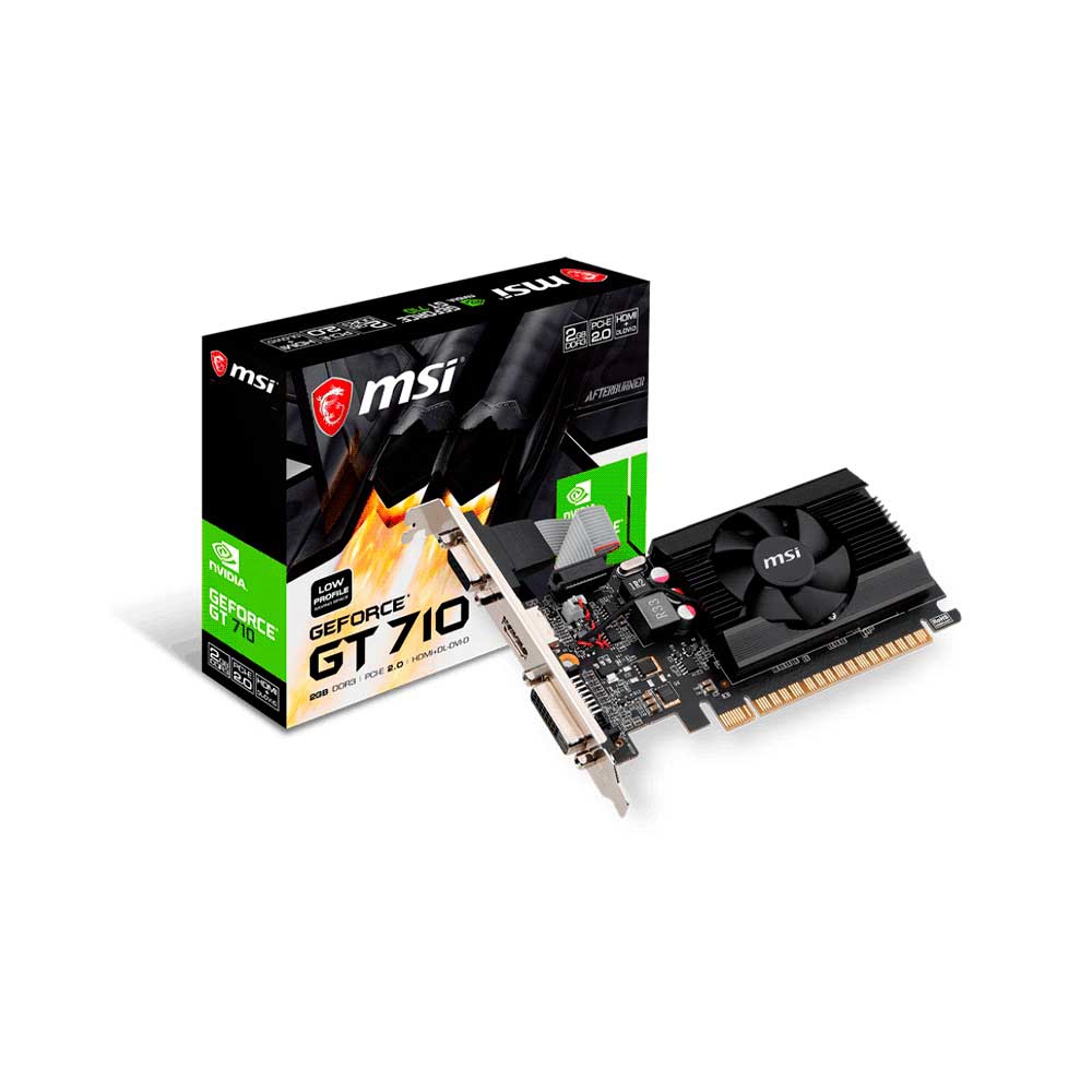 fastrax_135016_69dfac4ee98eb.jpg PLACA DE VIDEO MSI GT710 2GB DDR3 GT710-2GD3-LP 912-V809-4427 - Imagen 1