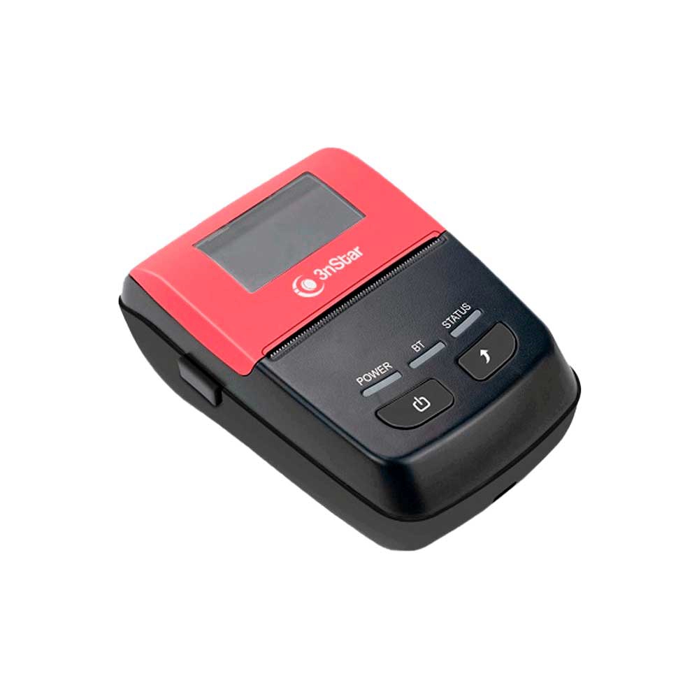 fastrax_70744_69e7882e336ff.jpg IMPRESORA TERMICA DIRECTA 3NSTAR PPT205BT USB/BT/PORTATIL 2" NEGRO C/ROJO - Imagen 1