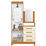 ROPERO COMODA CAPRI CINAMOMO MATE/OFF WHITE - Imagen 3