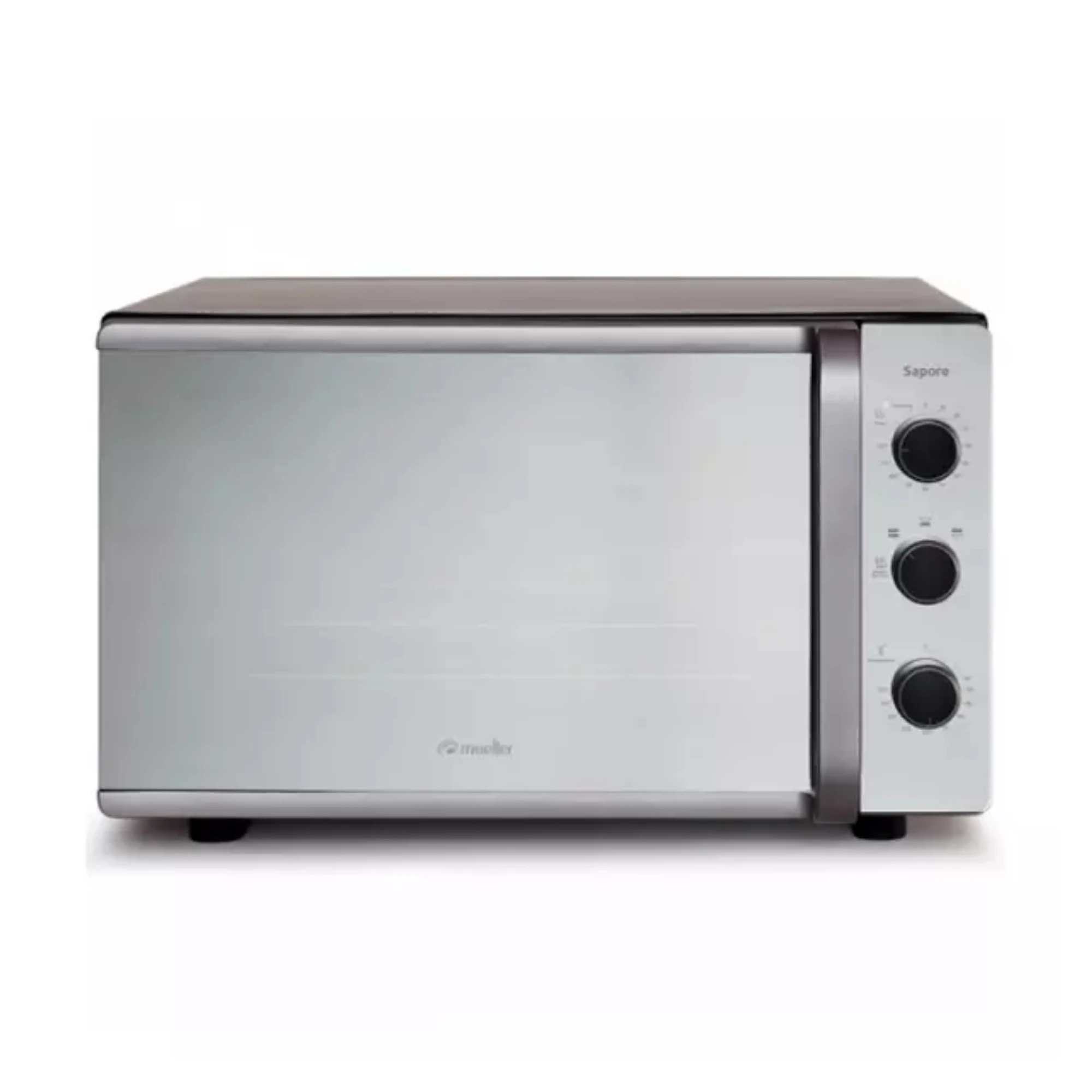 horno-electrico-mueller-sapore-50-litros-espejado-mfb50k-horno-electrico-mueller-sapore-50-litros-espejado-mfb50k HORNO ELECTRICO MUELLER DE 50 LTS MFB50K ESPEJADO /NEGRO-SAPORE - Imagen 1