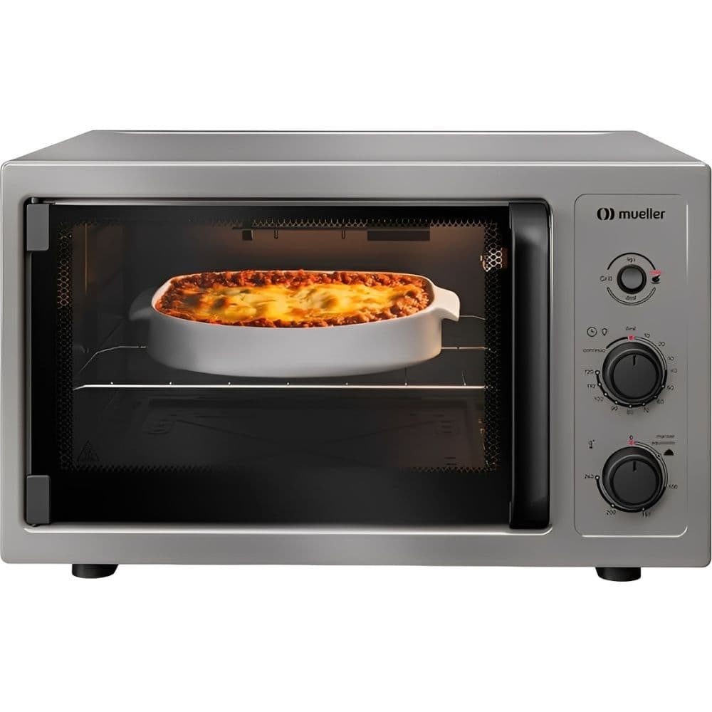 HORNO ELECTRICO MUELLER DE 50 LTS MFB50B TITANIO-FRATELLO - Imagen 2