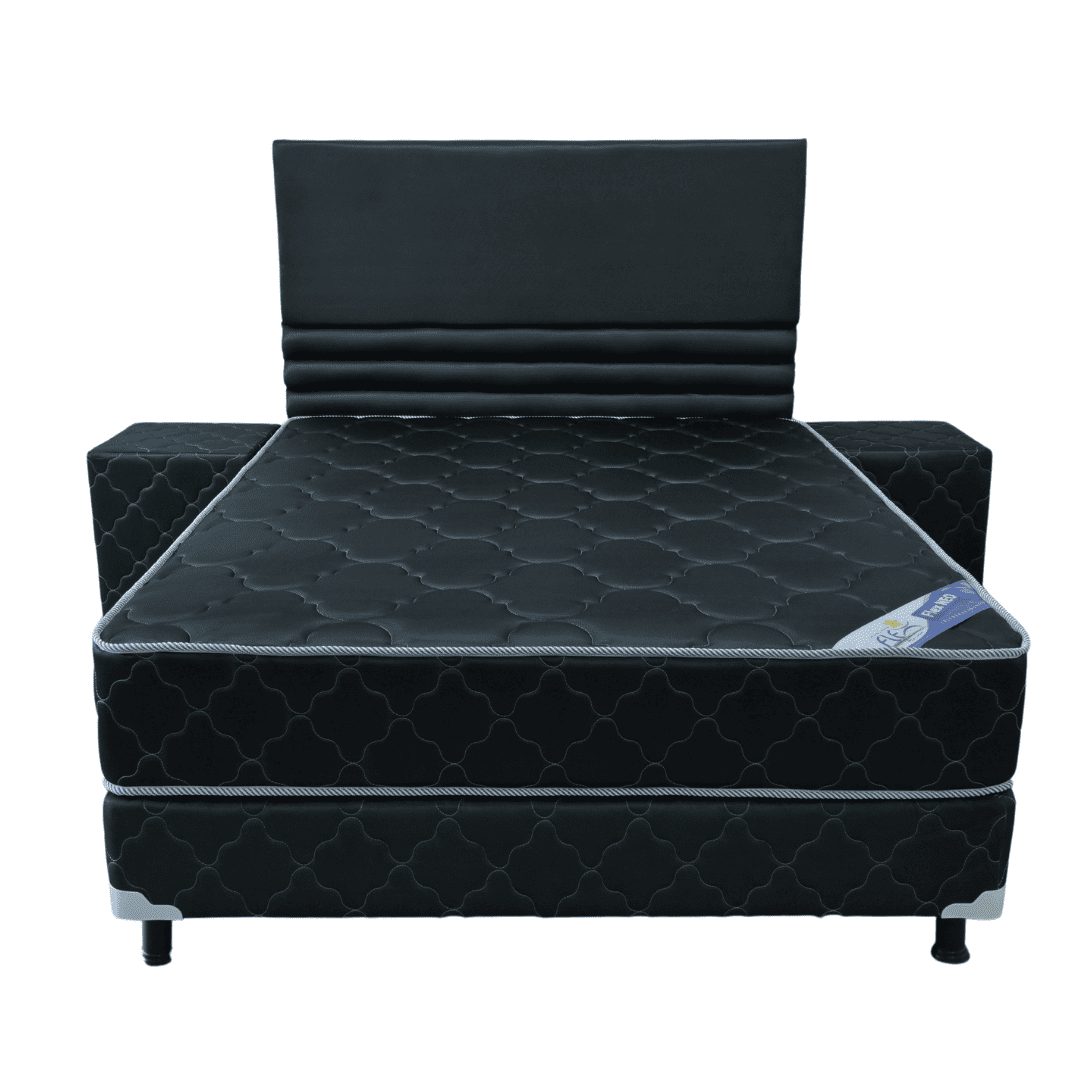neo-negro-1.jpg JUEGO COMPLETO FLEX PILLOW DE 180X200 NEGRO - Imagen 1