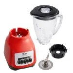 LICUADORA OSTER 1.5 LTS JARRA DE VIDRIO COLOR ROJO - Imagen 3
