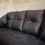 SOFA MOVELMAX VICTORIA 3 + CHAISE MARRON C/ BAUL + 2 ALMOHADAS - Imagen 4
