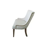 SILLA PRIME O1 C/TACHAS TELA DE HILO BEIGE CLARO RESTO 2 - Imagen 2