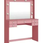TOCADOR PENTIADERA ROSA 5 CAJAS (MOVELBENTO)