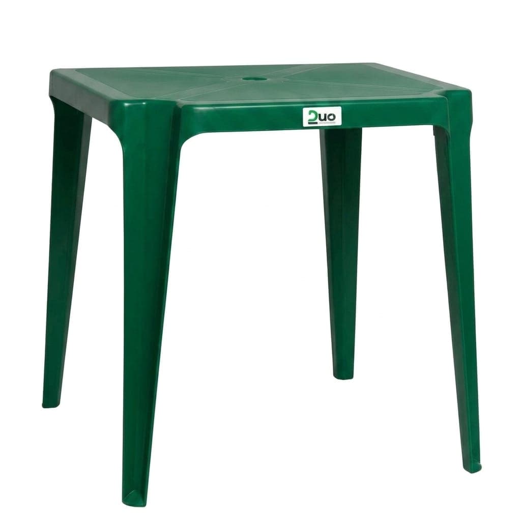 e6e29274-787f-4d58-b76b-fc7f3e7a6254 MESA PLASTICA CUADRADA VERDE DUOPLAST - Imagen 1