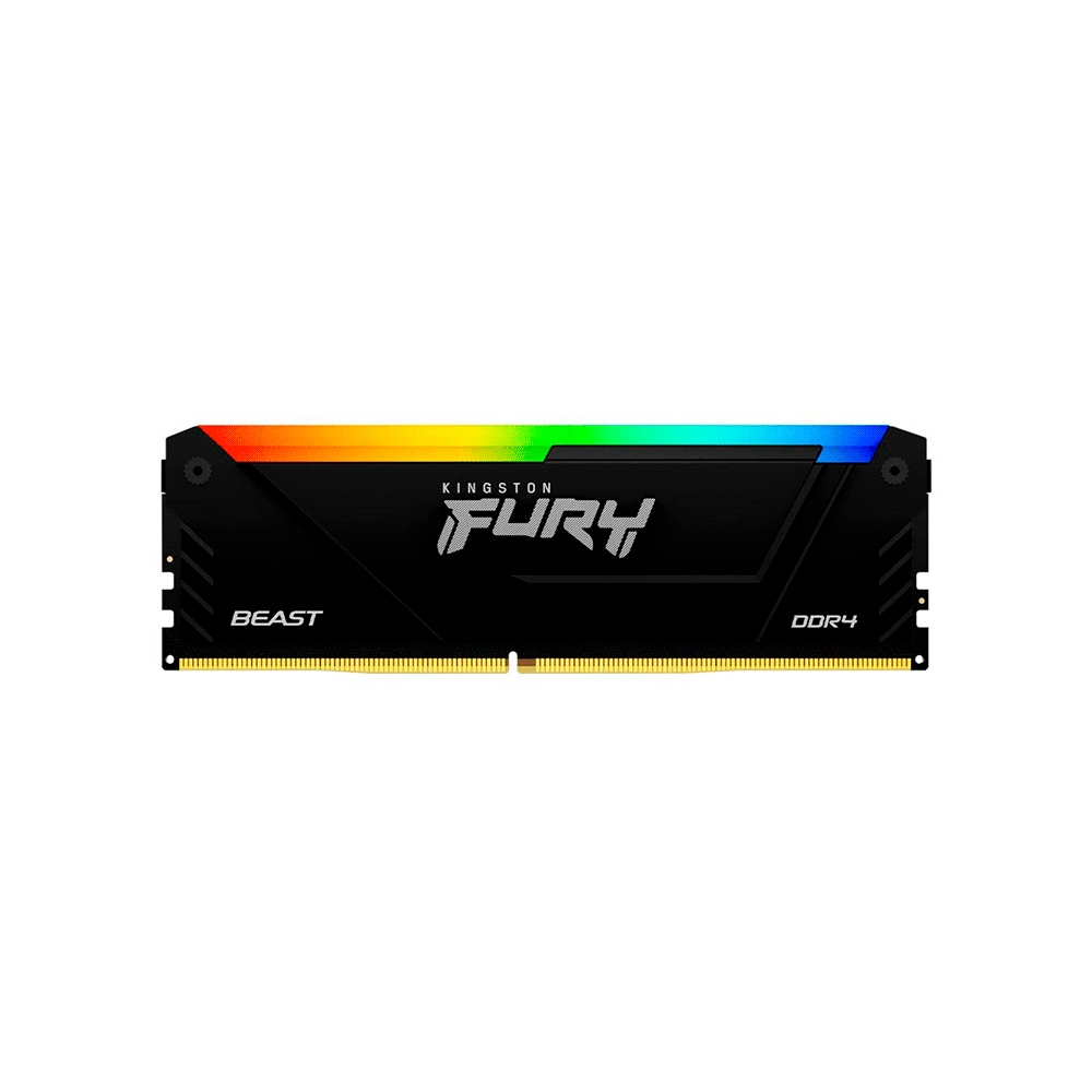 fastrax_102889_6a073aa53c899.jpg MEMORIA RAM DDR4 32GB 3200 KINGSTON FURY BEAST BK KF432C16BB2A/32 RGB XMP - Imagen 1