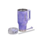 VASO TERMICO IGLOO 950ML ICE DYE LILA  C/PAJITA 71310 - Imagen 4