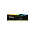 MEMORIA RAM DDR5  8G 6000 KINGSTON FURY BEAST BK KF560C36BBEA-8 RGB XMP