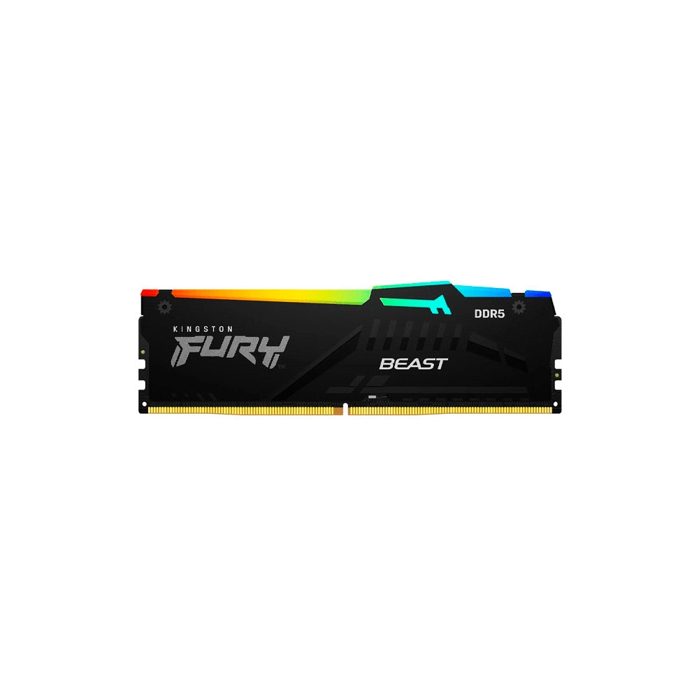fastrax_115971_6a072c608245d.jpg MEMORIA RAM DDR5 8G 6000 KINGSTON FURY BEAST BK KF560C36BBEA-8 RGB XMP - Imagen 1