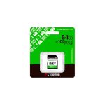 MEMORIA SD KINGSTON 64GB CANVAS SELECT PLUS SDXC CLASS 10 SDS3/64GB - Imagen 2