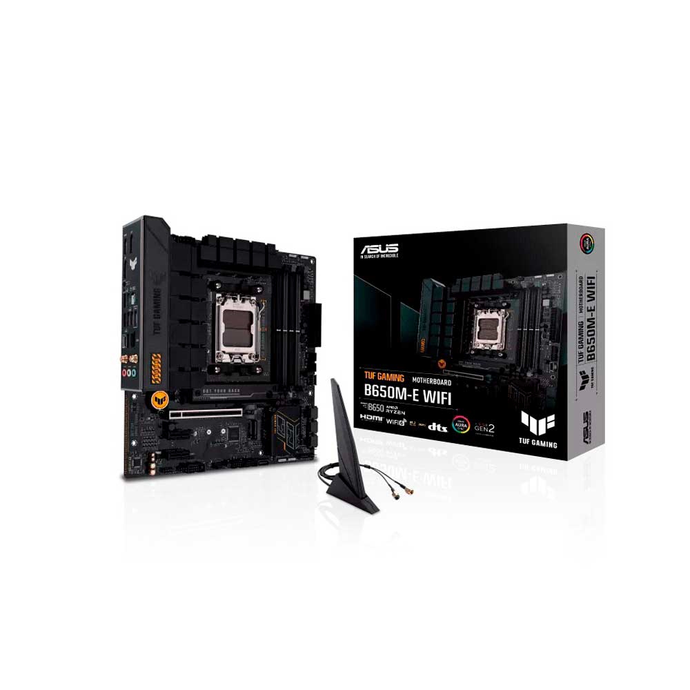 fastrax_130264_6a1799442302a.jpg PLACA MADRE ASUS AM5 B650M-E WIFI TUF GAMING DDR5 S/R/HDMI/2DP/2M2/MATX - Imagen 1