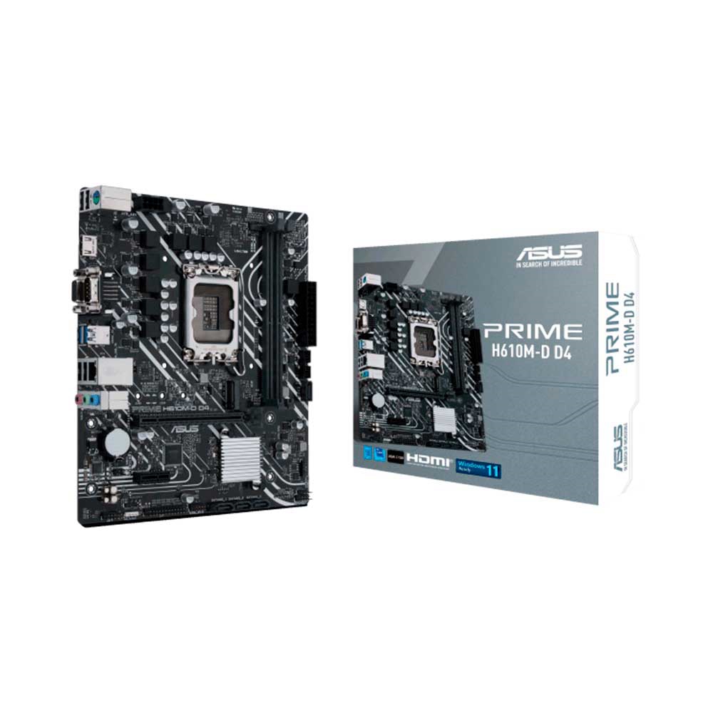 fastrax_81795_69fd8219177ad.jpg PLACA MADRE ASUS 1700 PRIME H610M-D D4 V/S/R/HDM/M2/DDR4/USB3.2/MATX - Imagen 1