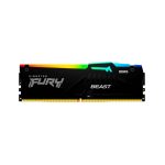 MEMORIA RAM DDR5 16GB 5200 KINGSTON FURY BEAST BK KF552C40BBA-16 RGB XMP