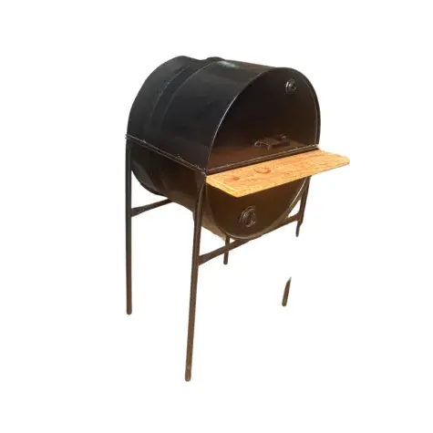 medium_9994facea6ba9f9e8e32d8d9118c5006 PARRILLA P/ASADO CON 1 CHIMENEA MEDIO TAMBOR - Imagen 1