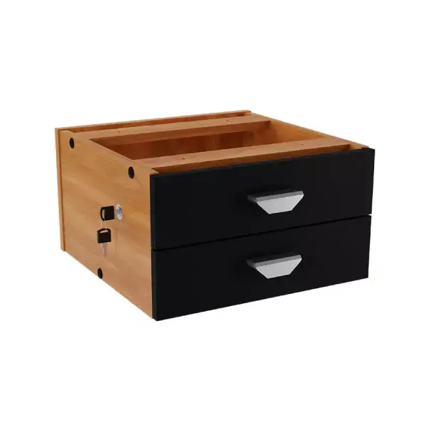 nogal-muebles-de-oficina-cajonera-para-mesa-start-perfect-5018-de-2-cajones-con-llave-giobel-nogal-negro-1-1-1760471951.jpg CAJONERA SUSPENSO 2 CAJ 40MM NOGAL/NEGRO - Imagen 1