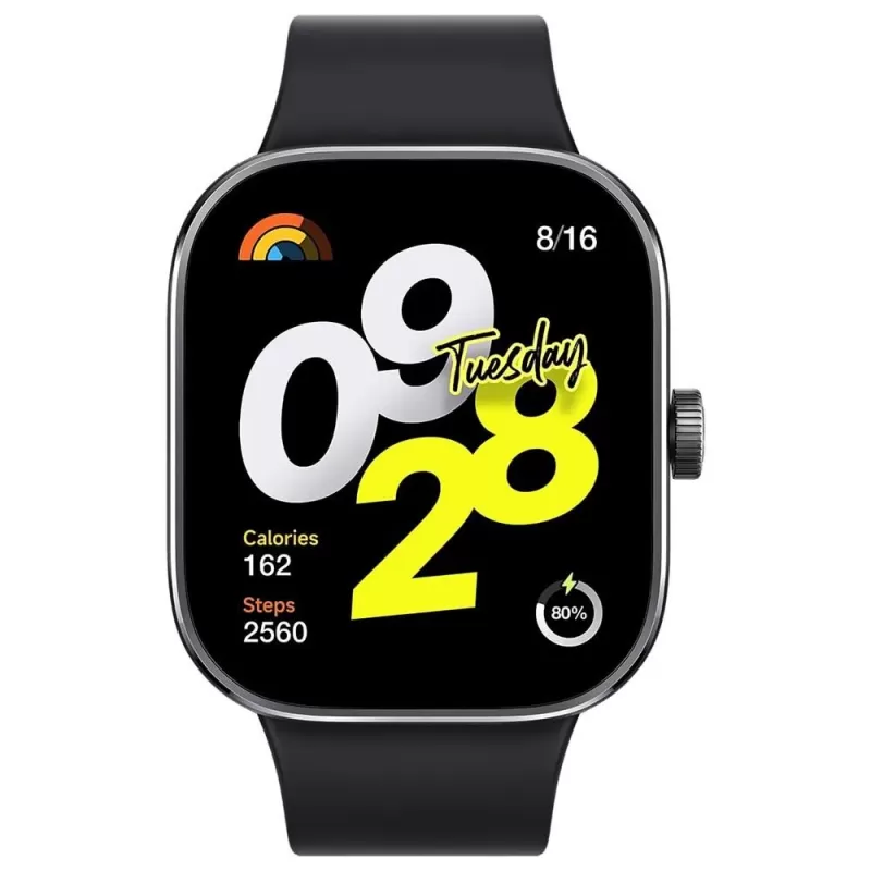 watch 4 xiaomi black -2-800x800 RELOJ SMART XIAOMI REDMI WATCH 4M2315W1 BHR764GL-BLACK - Imagen 1