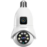 CAMARA IP XION XI-CCTV74 PANORAMICA 2CAM V380APP WIFI 4MP 360 INCLINACION MOVIMIENTO INFRA I