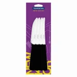 CUCHILLO P/ASADO 4¨NEGRO NEW KOLOR BLISTER X12 - Imagen 2