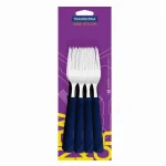 TENEDOR P/MESA AZUL NEW KOLOR BLISTER X12 - Imagen 2