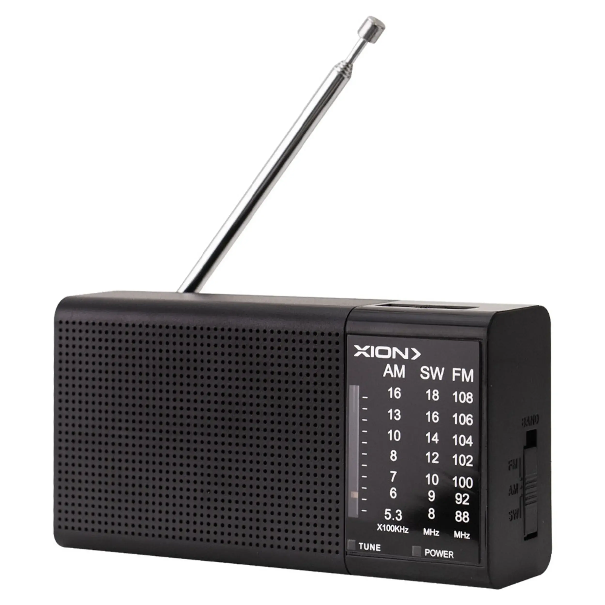 280265 RADIO PORTATIL XION XI RA 12 AM/FM/3,5MM 2PILAS AA NEGRO - Imagen 1