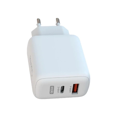 2e11ffe8a692c07cb3a137b87ac9833b CARGADOR QUANTA QTCCR45 45W/QC3.0/USB-A/USB-C - Imagen 1