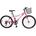 BICICLETA CALOI CALIFORNIA 24 FUCSIA