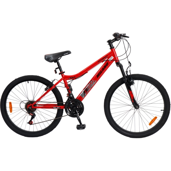 4105__600__600__BICICLETA-MILANO-ARO-24 BICICLETA MILANO TORINO 24¨18V ROJO - Imagen 1