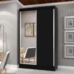 ROPERO ZAPATERA GEORGIA 2 PUERTAS DESLIZANTES C/ ESPEJO ABBA - Imagen 3