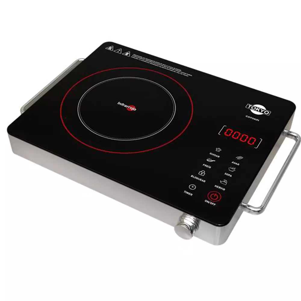 COTOKPI.png PLACA INFRARROJA TOKYO CON ASAS DISPLAY LED + PANEL TOUCH C/TIMER - Imagen 1
