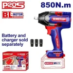 LLAVE DE IMPACTO 1/2¨BL 850NM +ACC SIN BATERIAS EMTOP