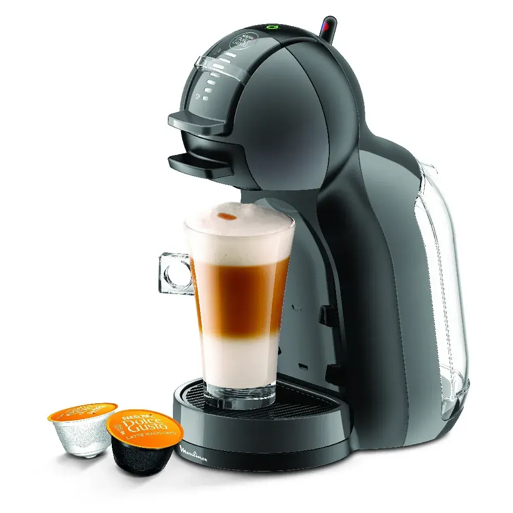 EDXCDGMININ-N(3) CAFETERA DOLCE GUSTO MOULINEX MOD MINI ME NEGRA + ADAPTADOR - Imagen 1