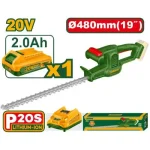CORTASETOS INALAMBRICO 48CM 1X BATERIA 20V 2AH JADEVER