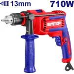 TALADRO PERCUTOR 13MM 710W EMTOP