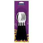 CUCHARA P/MESA NEGRA NEW KOLOR BLISTER X12 - Imagen 2