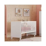 CUNA 3540 C/RODIZIO QMOVI BLANCO - Imagen 2