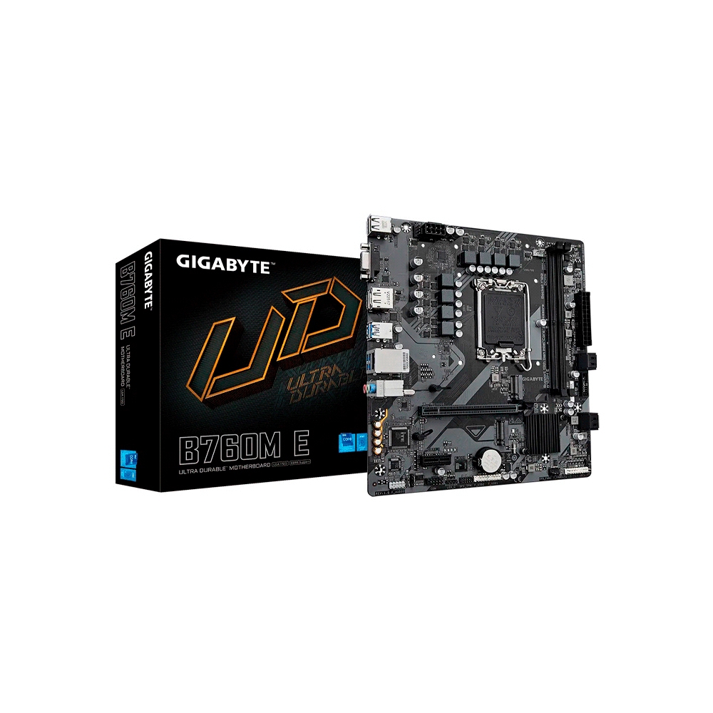 fastrax_105798_6a3d561f8c4c0.jpg PLACA MADRE GIGABYTE 1700 B760M E DDR5 V/S/R/HDMI/DP/2M2/USB3.2/MATX - Imagen 1