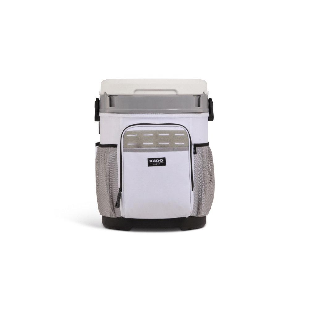 fastrax_108003_6a1e147c3507c.jpg CONSERVADORA IGLOO 19 LITROS BUCKET BLANCO 63551 CON PORTACAÑAS DE PESCAR - Imagen 1