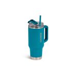 VASO TERMICO IGLOO 950ML  AZUL MODERNO  C/PAJITA 71223 - Imagen 2