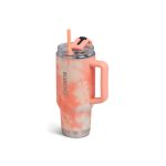 VASO TERMICO IGLOO 950ML ICE DYE NARANJA  C/PAJITA 71312 - Imagen 2