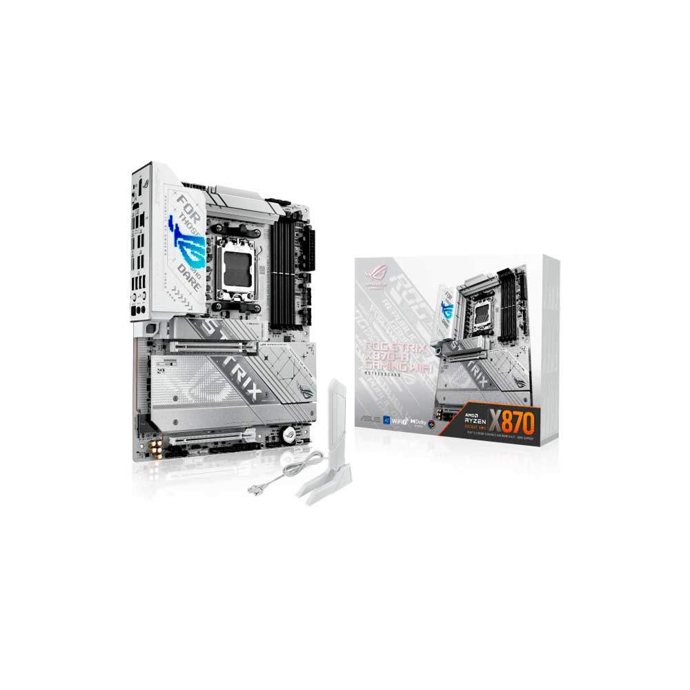 fastrax_119382_6a3ff8dfc11bb.jpg PLACA MADRE ASUS AM5 X870-A GAMING WIFI ROG STRIX DDR5 S/R/HDMI/DP/4M2/USB4/ATX - Imagen 1