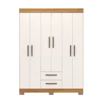 ROPERO ABBA 6 PUERTAS 2 CAJONES NT6015 FREIJO TRE/OW
