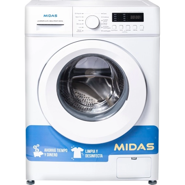 109918__600__600__LAVARROPAS-MIDAS-ADELA-AUTOMATICO-CARGA-FRONTAL-BLANCO-8KG LAVARROPAS AUTOMATICA ADELA FRONTAL 8KG BLANCO - Imagen 1