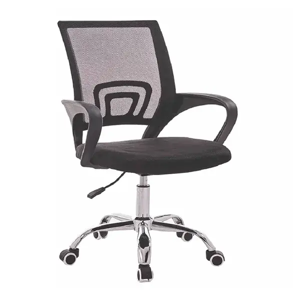 6ce276120cc09365b9fe77e2efe4332e SILLA MESH DE OFICINA LEVEL COLOR NEGRO - Imagen 1