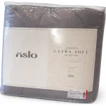 EDREDON OSLO MAT. 210X230CM GRIS - 81601