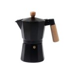 CAFETERA ITALIANA ALUMINIO 300ML 6T NEGRO M/MAD VARENNA 216600-N